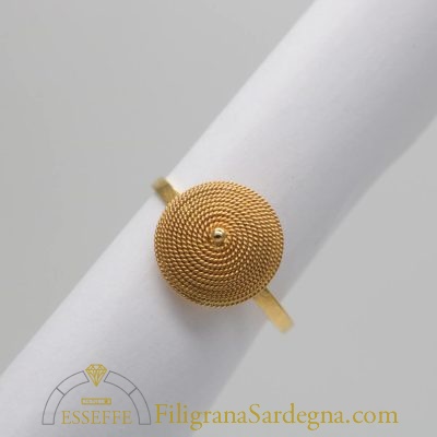 Anello con corbula gambo sottile