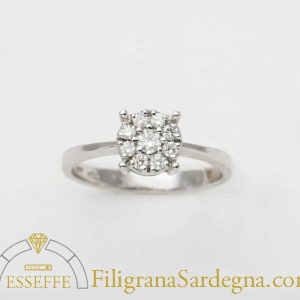 Anello con diamantini