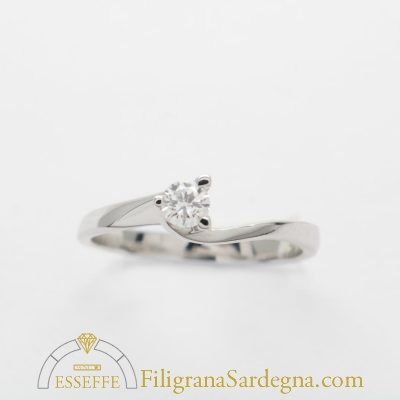 Anello solitario diamante