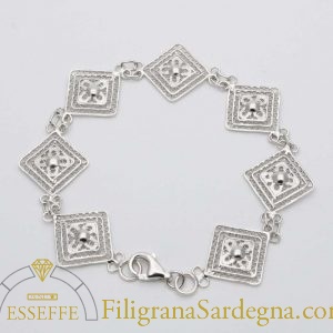 Bracciale con elementi in filigrana