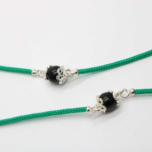 Bracciale con onice nera media