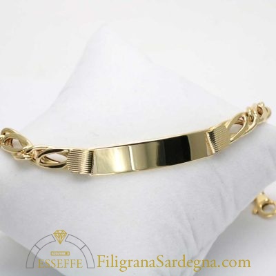 Bracciale da uomo in oro giallo