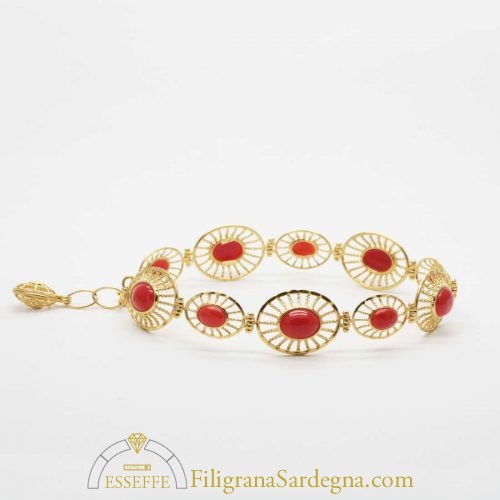 Claudia – bracciale in caucciù bianco con strass multicolori - Gi