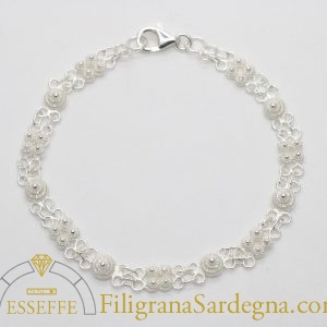 Bracciale in filigrana e nido d’ape