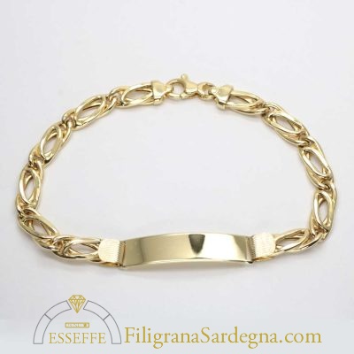 Bracciale da uomo in oro giallo