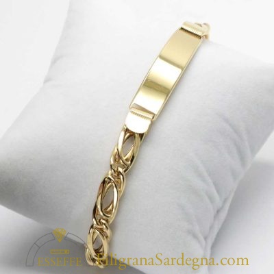 Bracciale da uomo in oro giallo