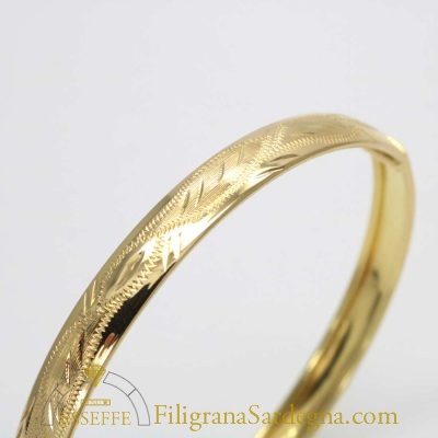 Bracciale rigido in oro