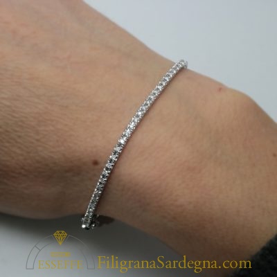 Bracciale tennis di diamanti (1,17 carati)