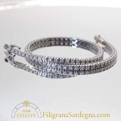 Bracciale tennis di diamanti da 1 carato