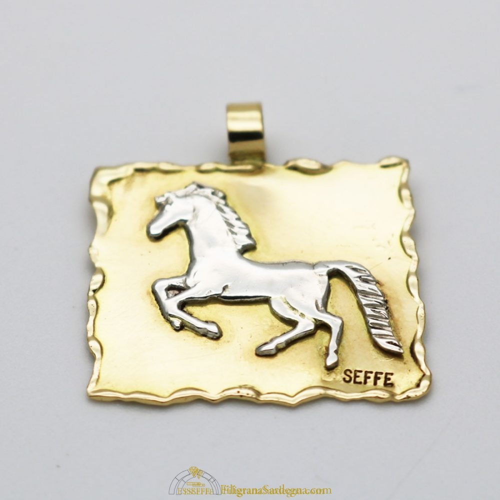 Ciondolo Cavallo Smaltato Quattro Colori - Nada Triviàl Gioielli Ciondolo Cavallo Smaltato Quattro Colori - Nada Triviàl Gioielli