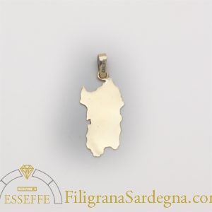 Ciondolo Sardegna in oro