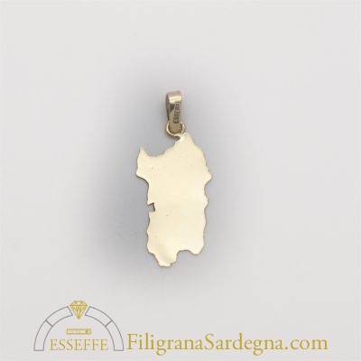 Ciondolo Sardegna in oro