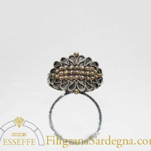 Fede campidanese brunita con grani d’oro