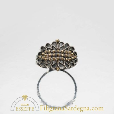 Fede campidanese brunita con grani d’oro