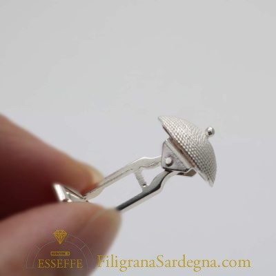 Gemelli in filigrana d’argento con corbule