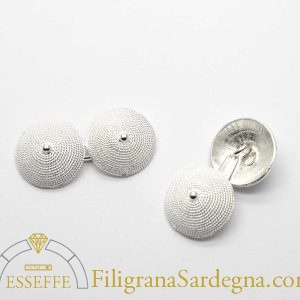Gemelli in filigrana d’argento con corbule