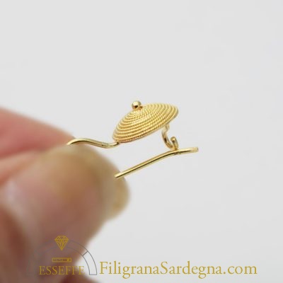 Orecchini con corbula in filigrana - 0,9 cm 1
