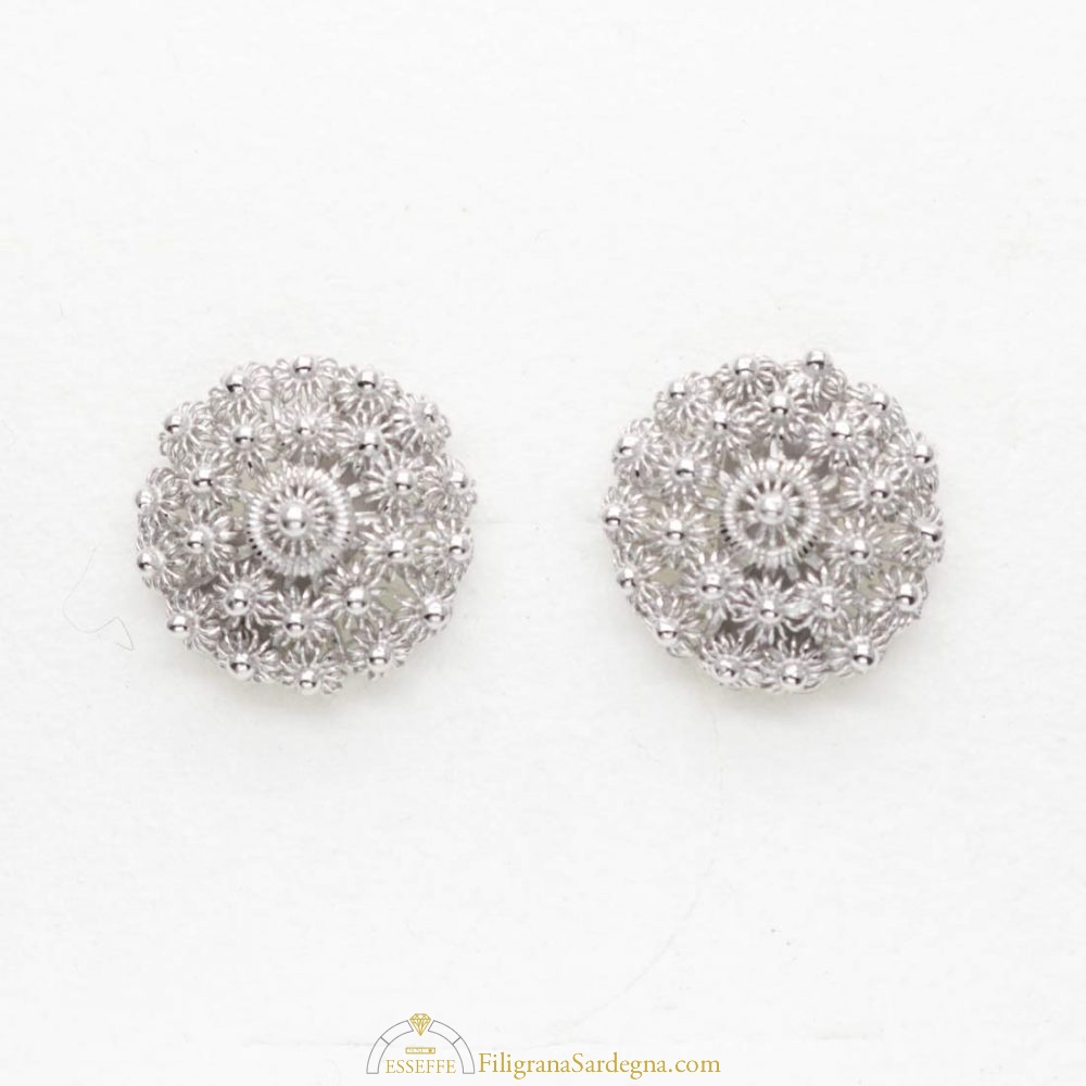 Acquista online Orecchini Filigrana Sarda A Palia Argento Dorato | Mu Colore Argento dorato