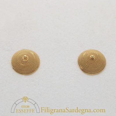 Orecchini in oro con corbula media (1,1 cm)